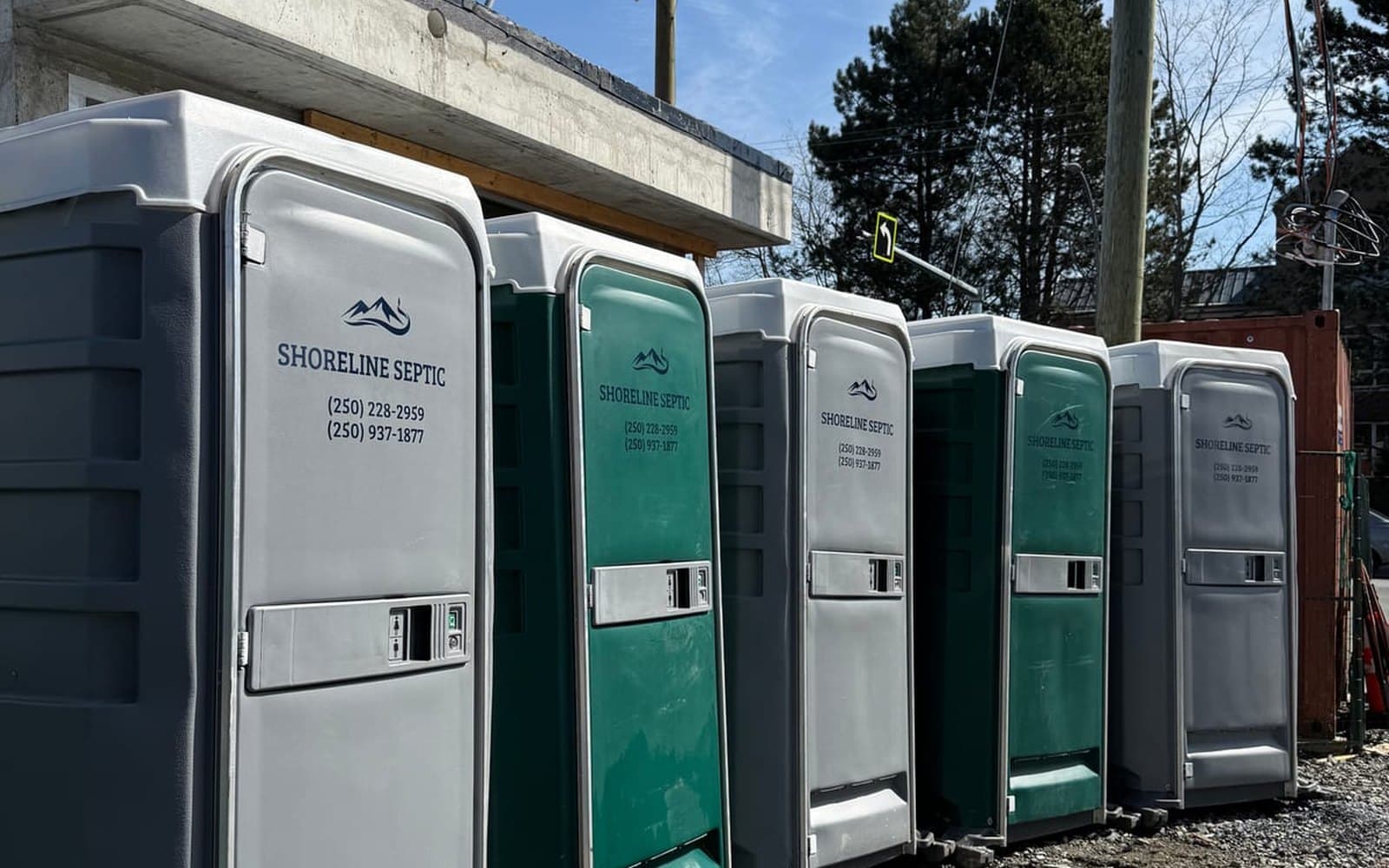 Construction Sites porta potty rental in Nanaimo
